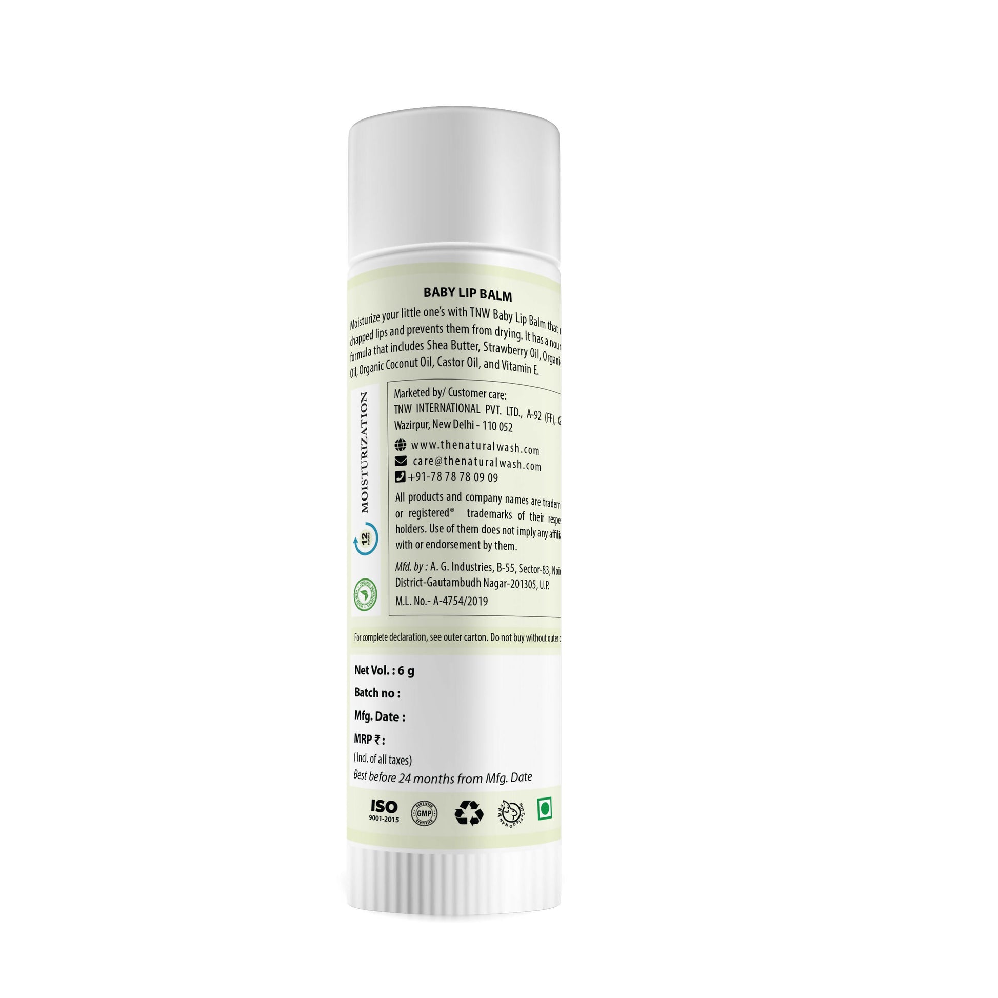 The Natural Wash Nourishing Baby Lip Balm