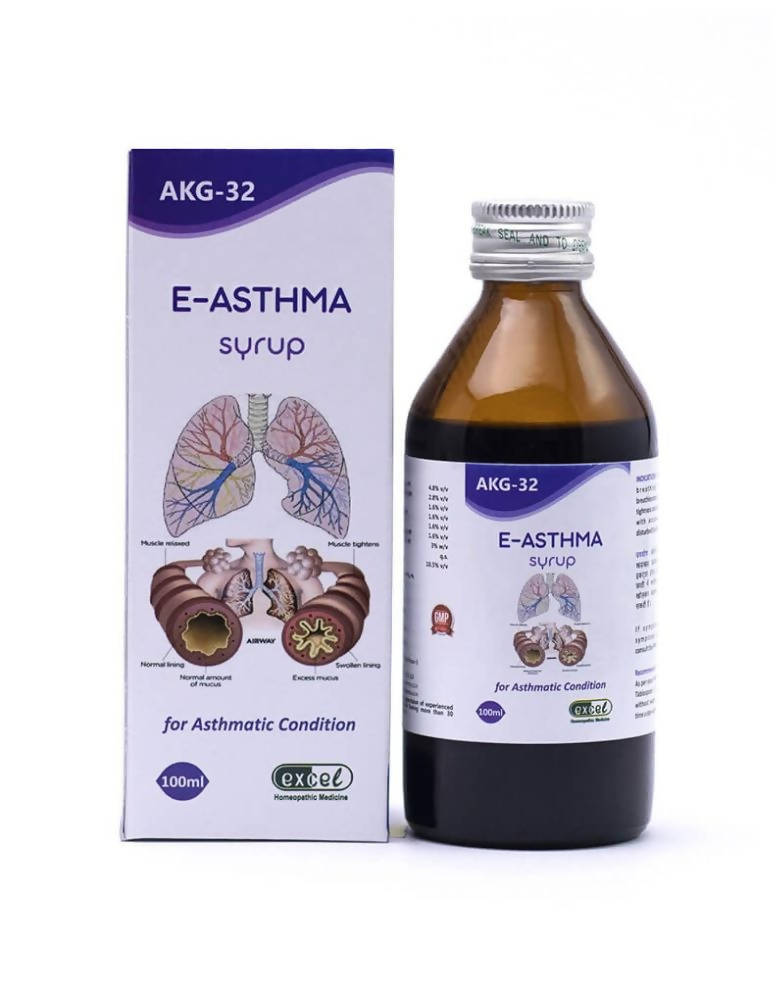 Buy Excel Pharma E-Asthma Syrup from DrMediCart, Ship from India to USA