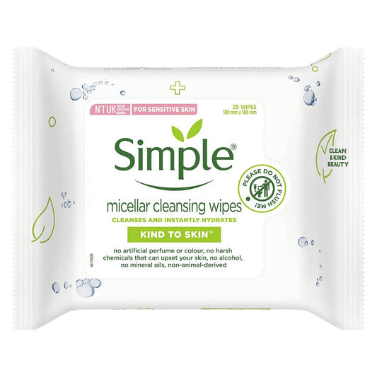 Buy Simple Kind To Skin Micellar Cleansing Wipes from DrMediCart, Ship from India to USA