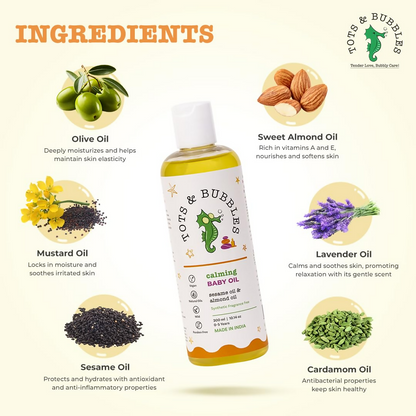 Tots & Bubbles Calming Baby Massage Oil