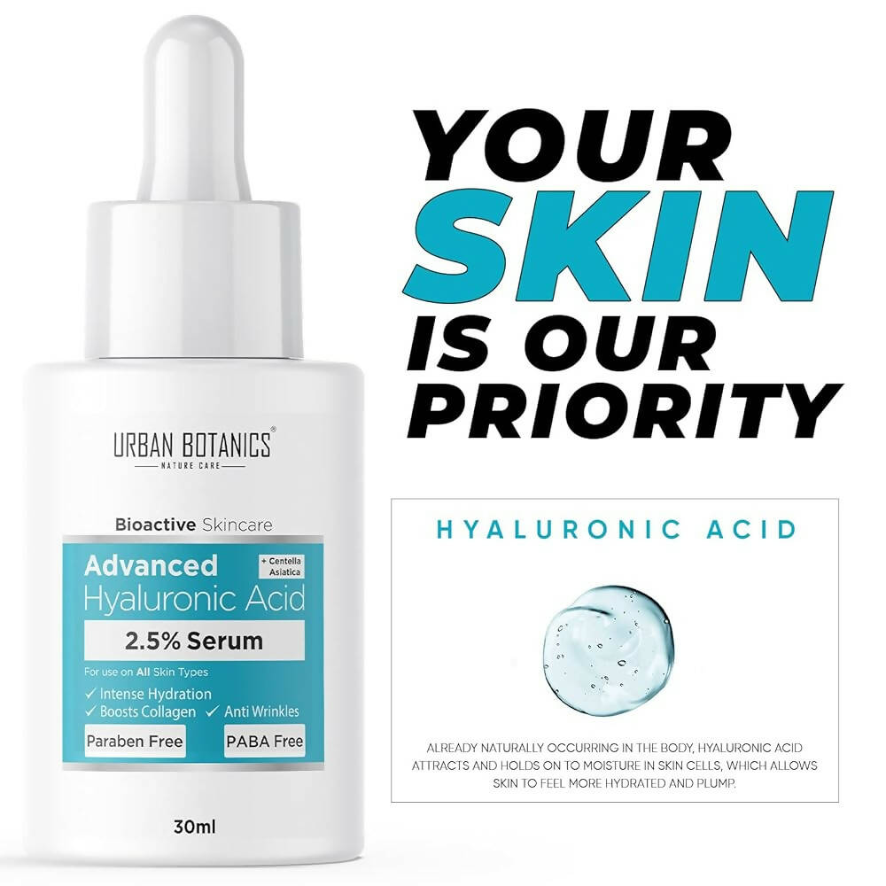Urban Botanics Advanced 2.5% Hyaluronic Acid Serum - Drmedicart