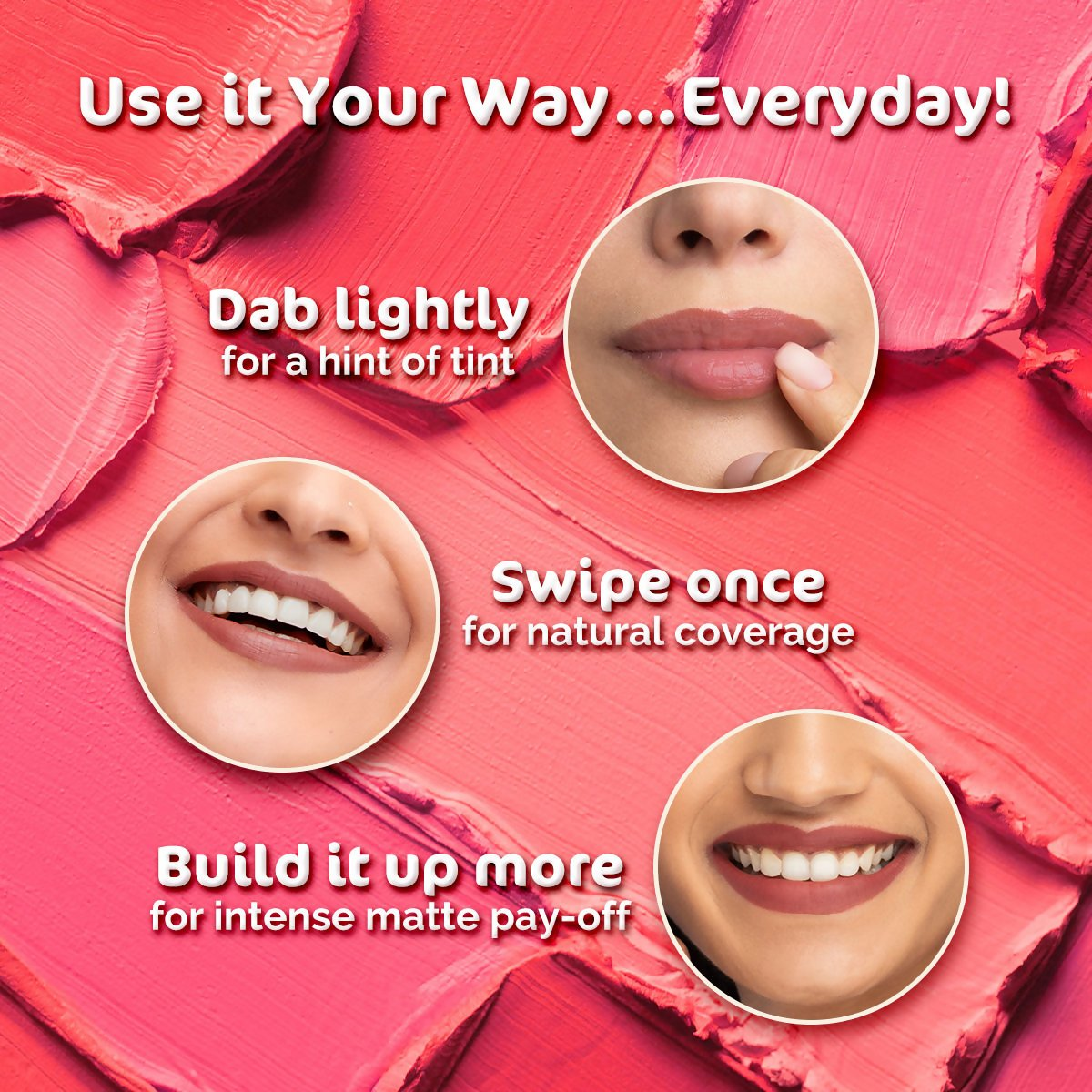 Mamaearth Creamy Matte Long Stay Lipstick - Pillow Nude