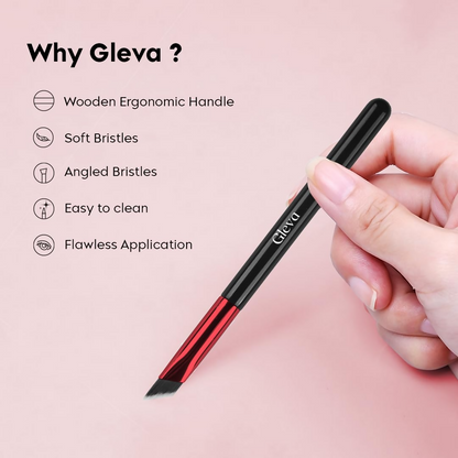 Gleva Multi-Function Eyebrow Brush - Black Pink