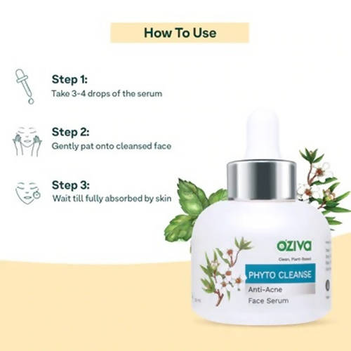 OZiva Phyto Cleanse Anti-Acne Face Serum