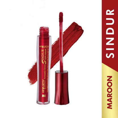 Keya Seth Aromatherapy 100% Natural Liquid Sindoor - Maroon