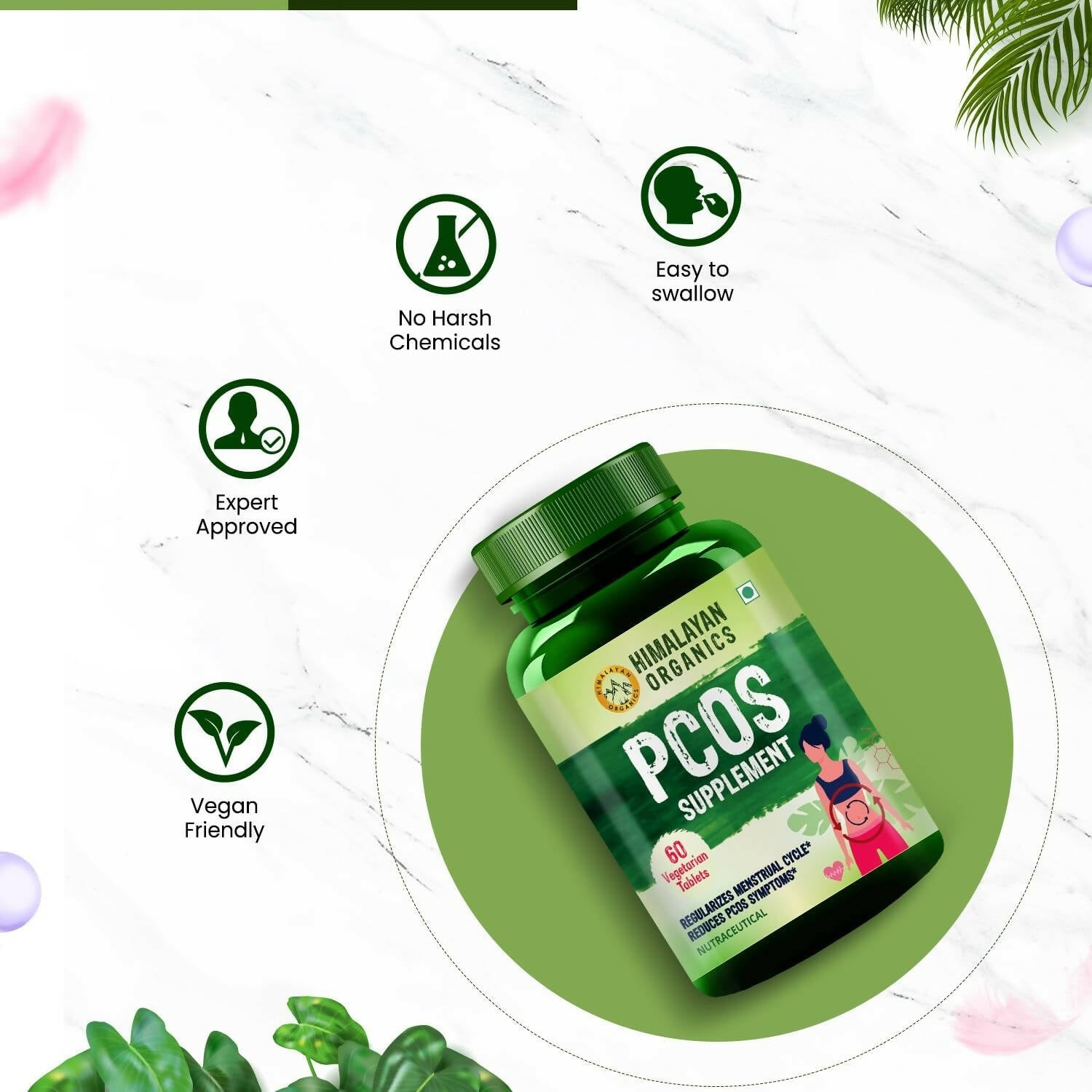 Himalayan Organics Pcos Supplement Tablets