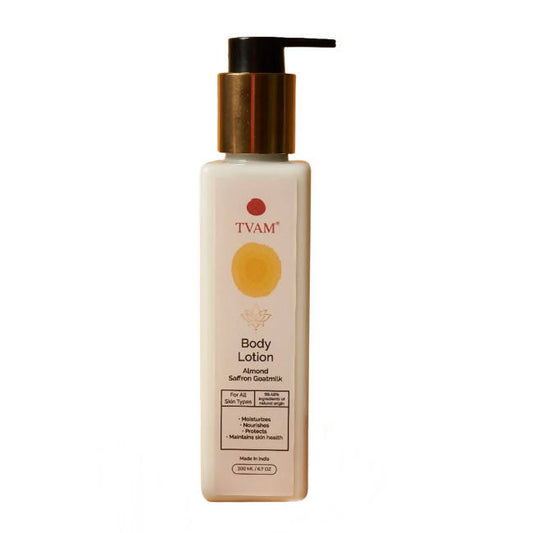 Tvam Almond Saffron Goats Milk Body Lotion