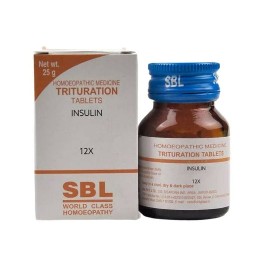 Buy SBL Homeopathy Insulin Trituration Tablets from DrMediCart, Ship from India to USA