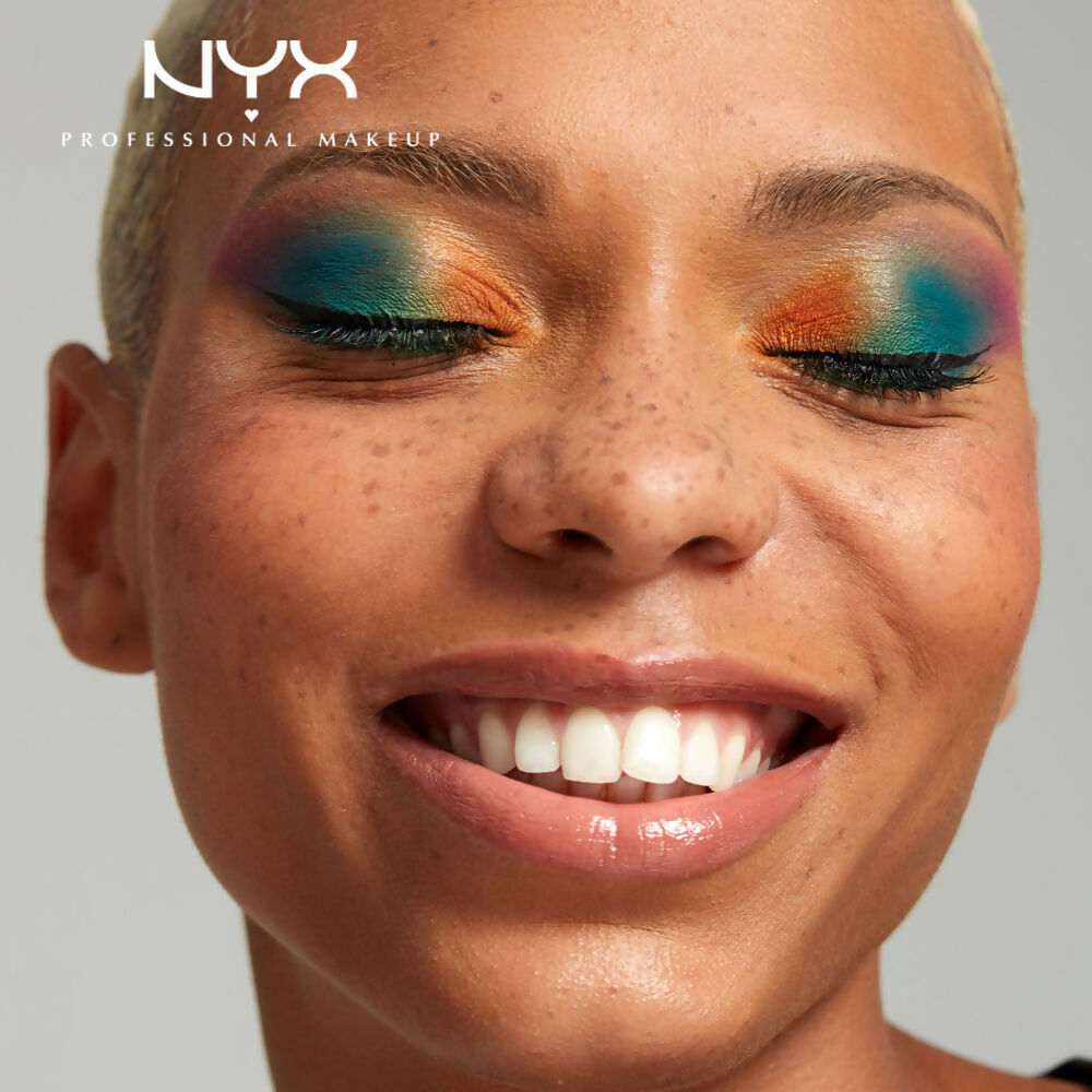 NYX Professional Makeup Ultimate Edit Petite 6 Color Shadow Palette Brights (1.2 gm Each)