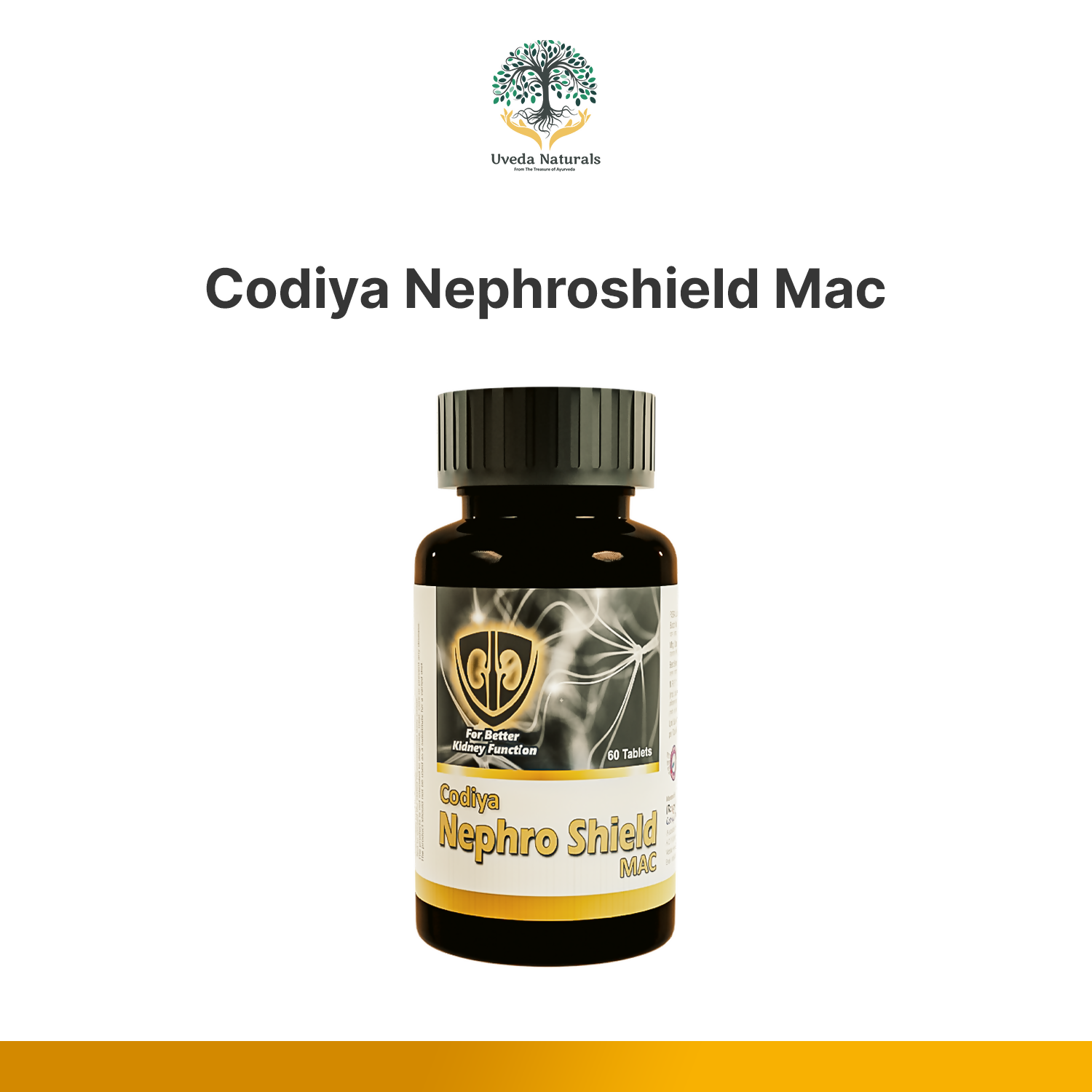 Uveda Naturals Codiya Nephroshield Mac Tablets