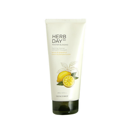 Buy The Face Shop Herb Day 365 Master Blending Foaming Cleanser- Lemon & Grapefruit from DrMediCart, Ship from India to USA
