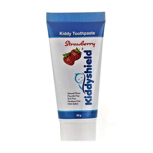 Buy Kiddyshield Fluoride Free Formula Baby Toothpaste Strawberry For Kids 1- 5 Years from DrMediCart, Ship from India to USA