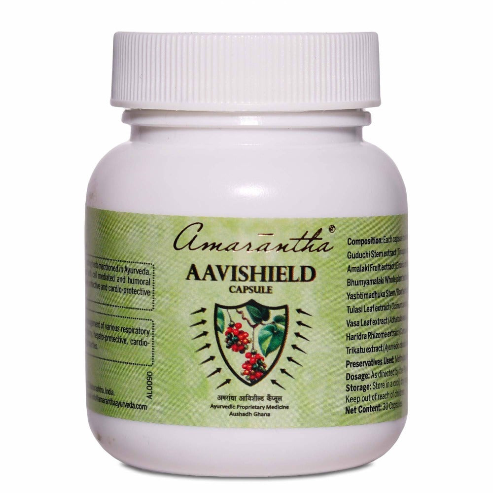 Buy Amarantha Ayurvedic Aavishield Capsule from DrMediCart, Ship from India to USA