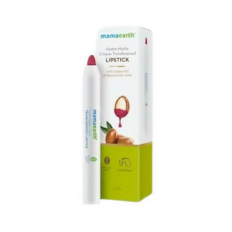 Buy Mamaearth Hydra-Matte Crayon Transferproof Lipstick Lychee Pink from DrMediCart, Ship from India to USA