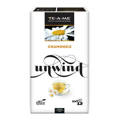 TE-A-ME Unwind Chamomile Herbal Tea Bags