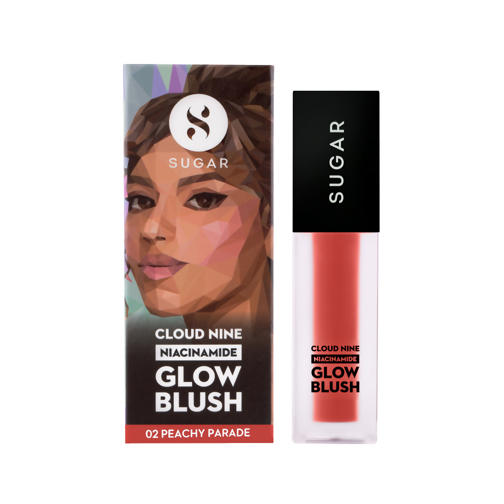 SUGAR Cloud Nine Niacinamide Glow Blush  - 02 Peachy Parade