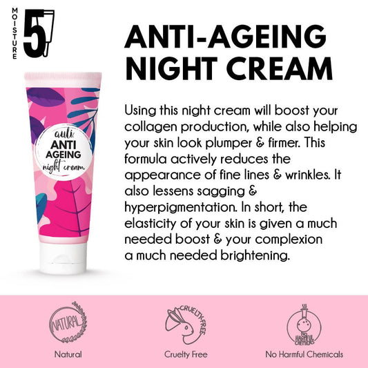 Buy Auli Anti Ageing Night Cream from DrMediCart, Ship from India to USA