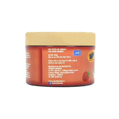 Prakriti Herbals Detox and Glow Strawberry Papaya Face Pack
