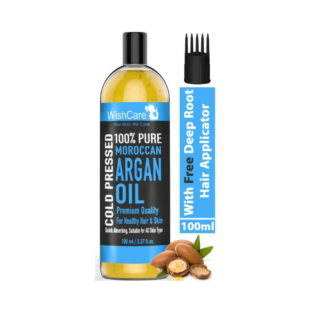 Wishcare 100% Pure Cold Pressed & Natural Moroccan Argan Oil - Drmedicart