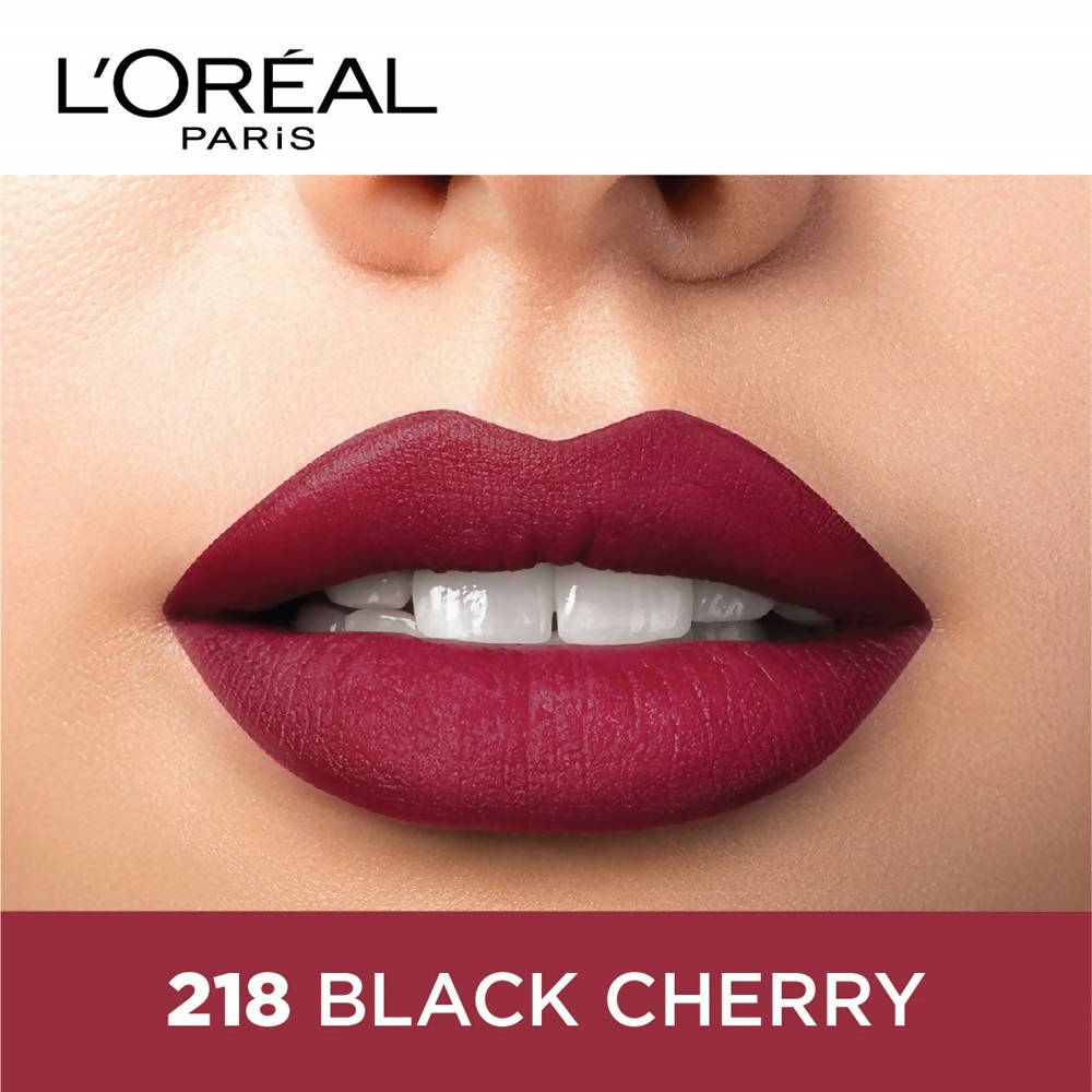 L'Oreal Paris Color Riche Moist Matte Lipstick - 218 Black Cherry - DrMediCart