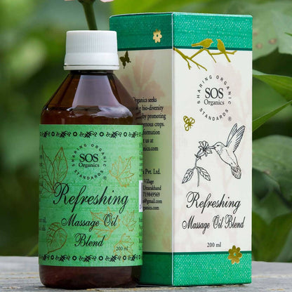 SOS Organics Refreshing Massage Oil Blend
