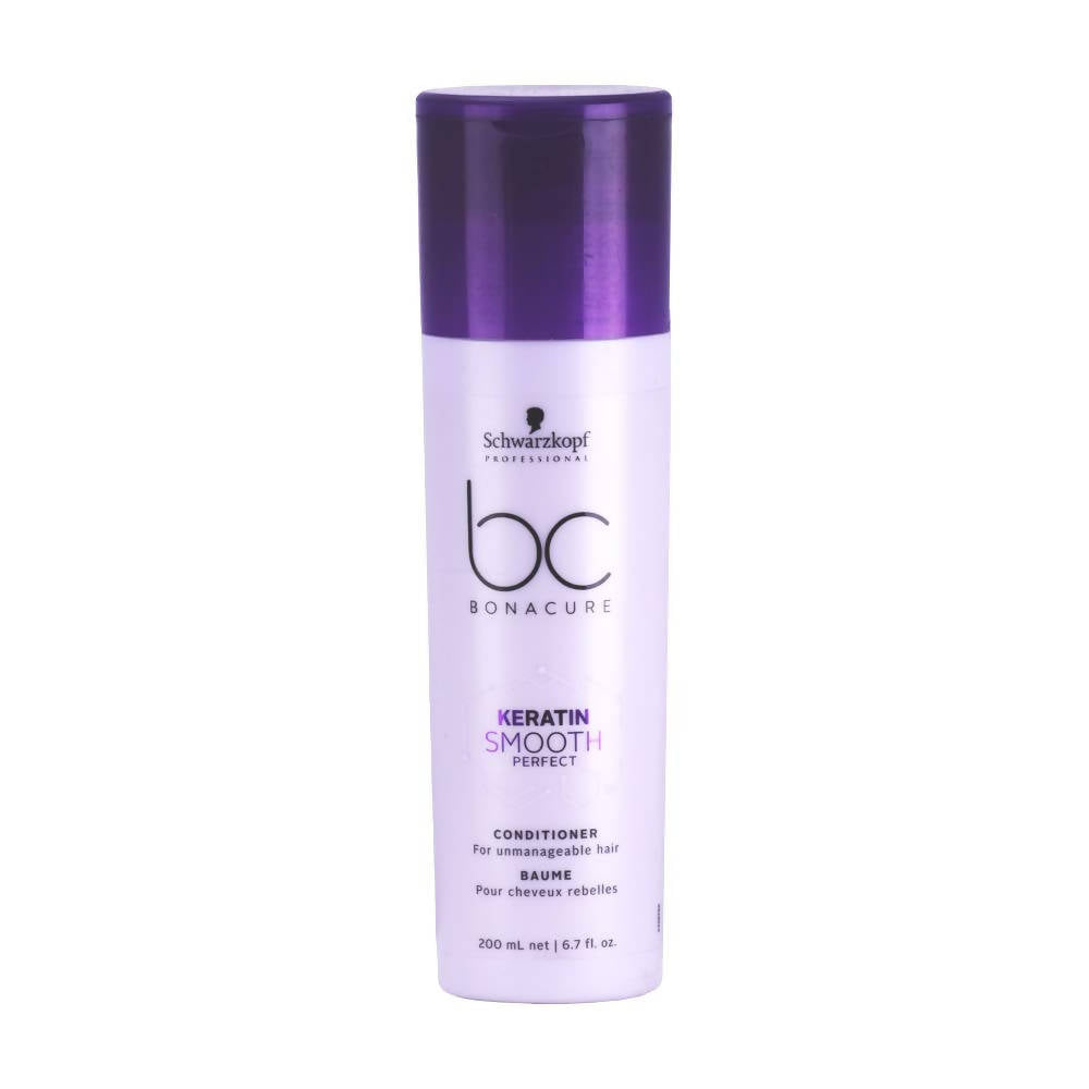 Schwarzkopf Professional Keratin BC Bonacure Smooth Perfect Rescue Micellar Shampoo & Peptide Repair Conditioner Combo