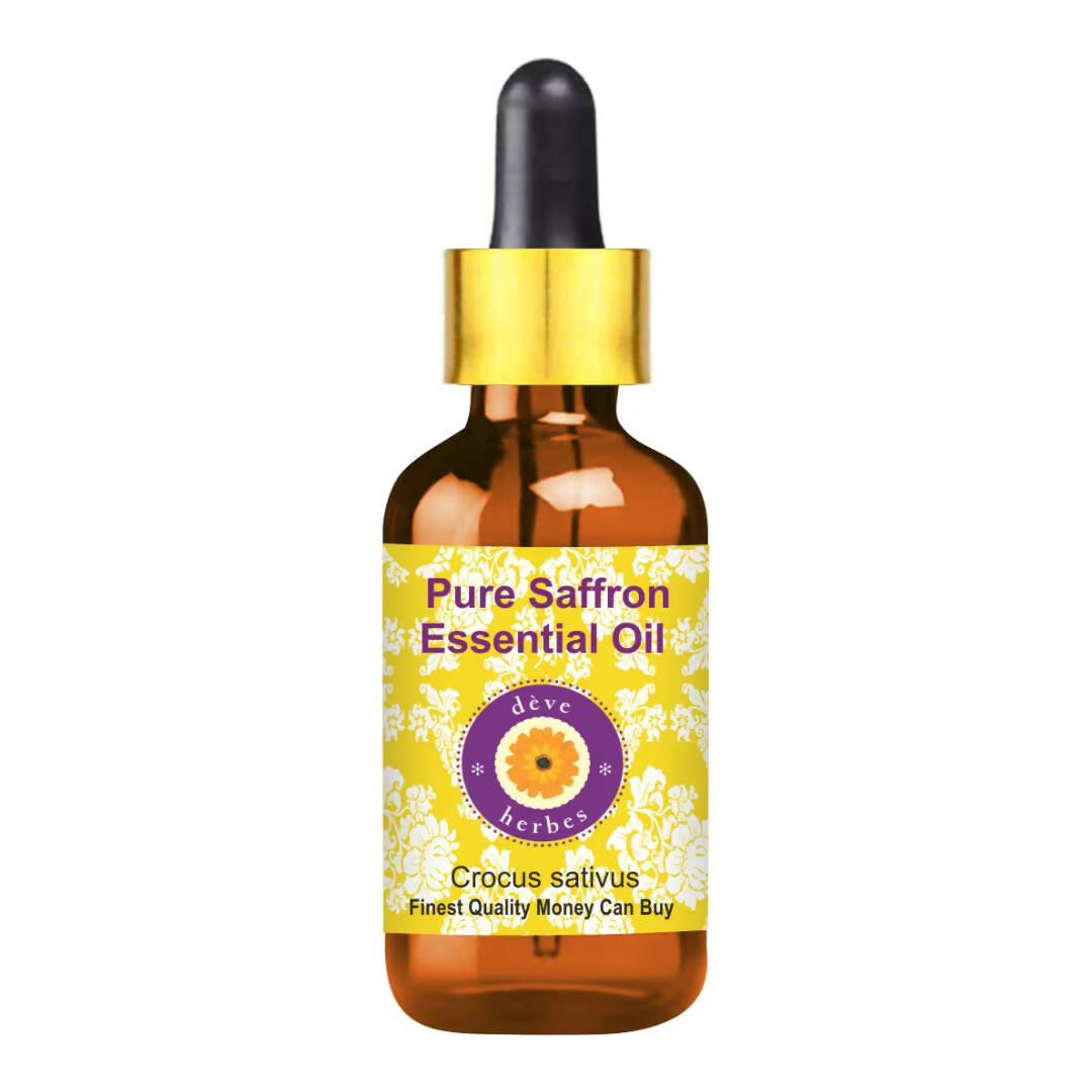 Buy Deve Herbes Pure Saffron Essential Oil from DrMediCart, Ship from India to USA