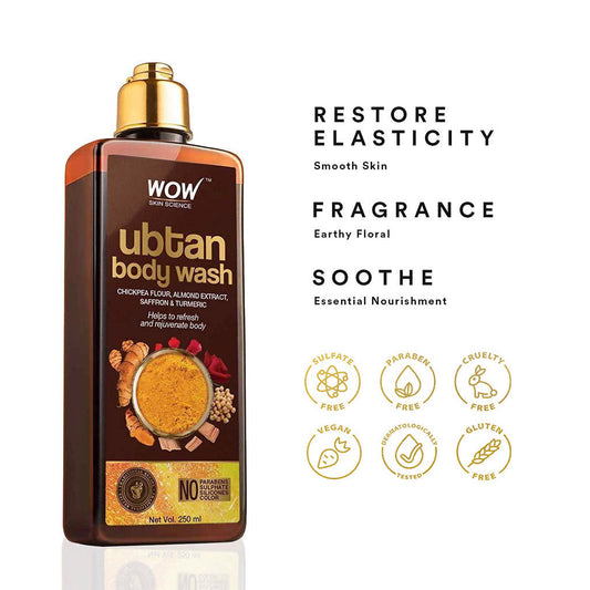 Buy Wow Skin Science Ubtan Body Wash from DrMediCart, Ship from India to USA