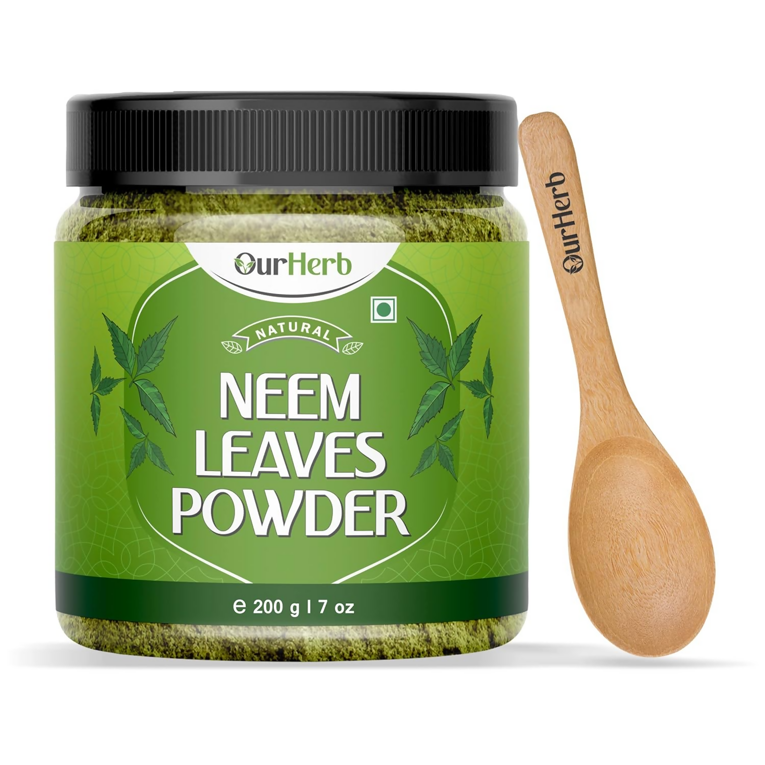 OurHerb Pure Neem Leaves Powder For Face Pack & Hair Care