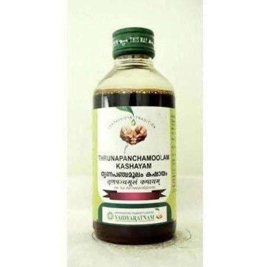 Buy Vaidyaratnam Thrinapanchamooladi Kashayam / Thrunapanchamooladi Kashayam from DrMediCart, Ship from India to USA
