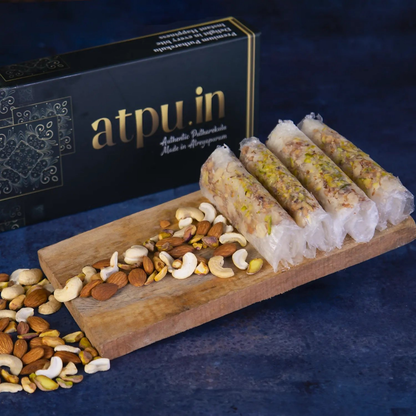 ATPU’s Traditional Dry Fruits Putharekulu with Sugar