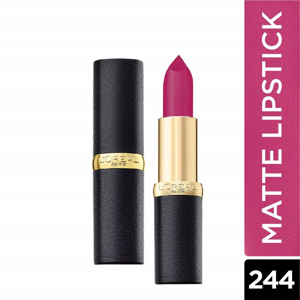 L'Oreal Paris Color Riche Moist Matte Lipstick - 244 Soft Violet - DrMediCart
