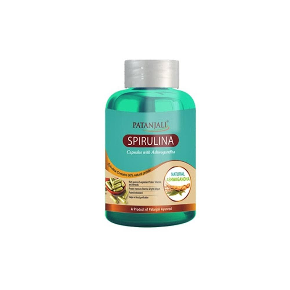 Patanjali Spirulina Capsules with Ashwagandha