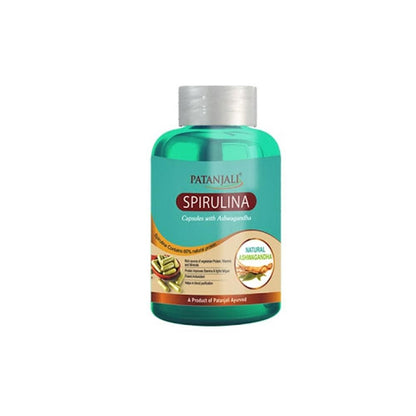 Patanjali Spirulina Capsules with Ashwagandha