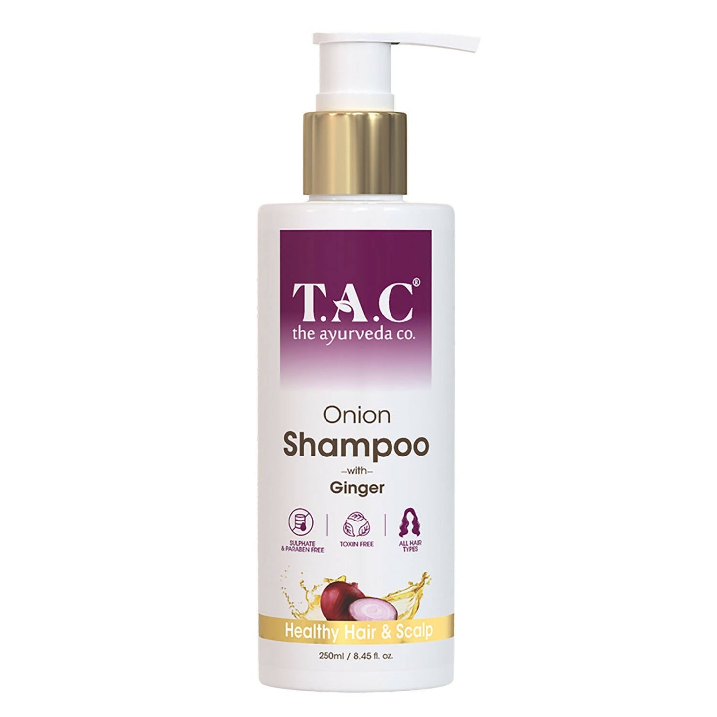 Buy TAC - The Ayurveda Co. Onion Hair Shampoo for Hair Regrowth & Frizz Free Hair from DrMediCart, Ship from India to USA