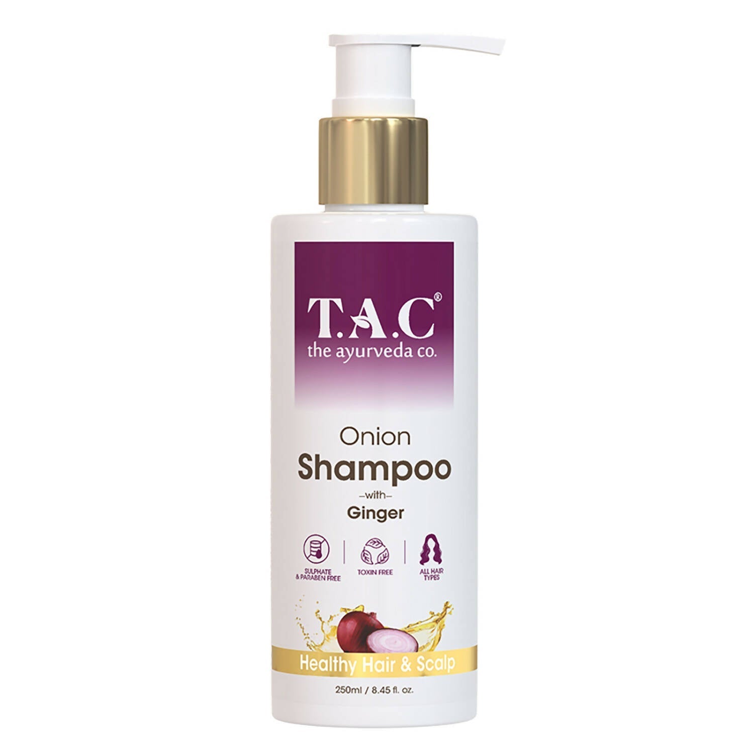 Buy TAC - The Ayurveda Co. Onion Hair Shampoo for Hair Regrowth & Frizz Free Hair from DrMediCart, Ship from India to USA