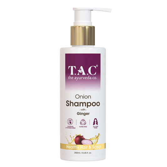TAC - The Ayurveda Co. Onion Hair Shampoo for Hair Regrowth & Frizz Free Hair