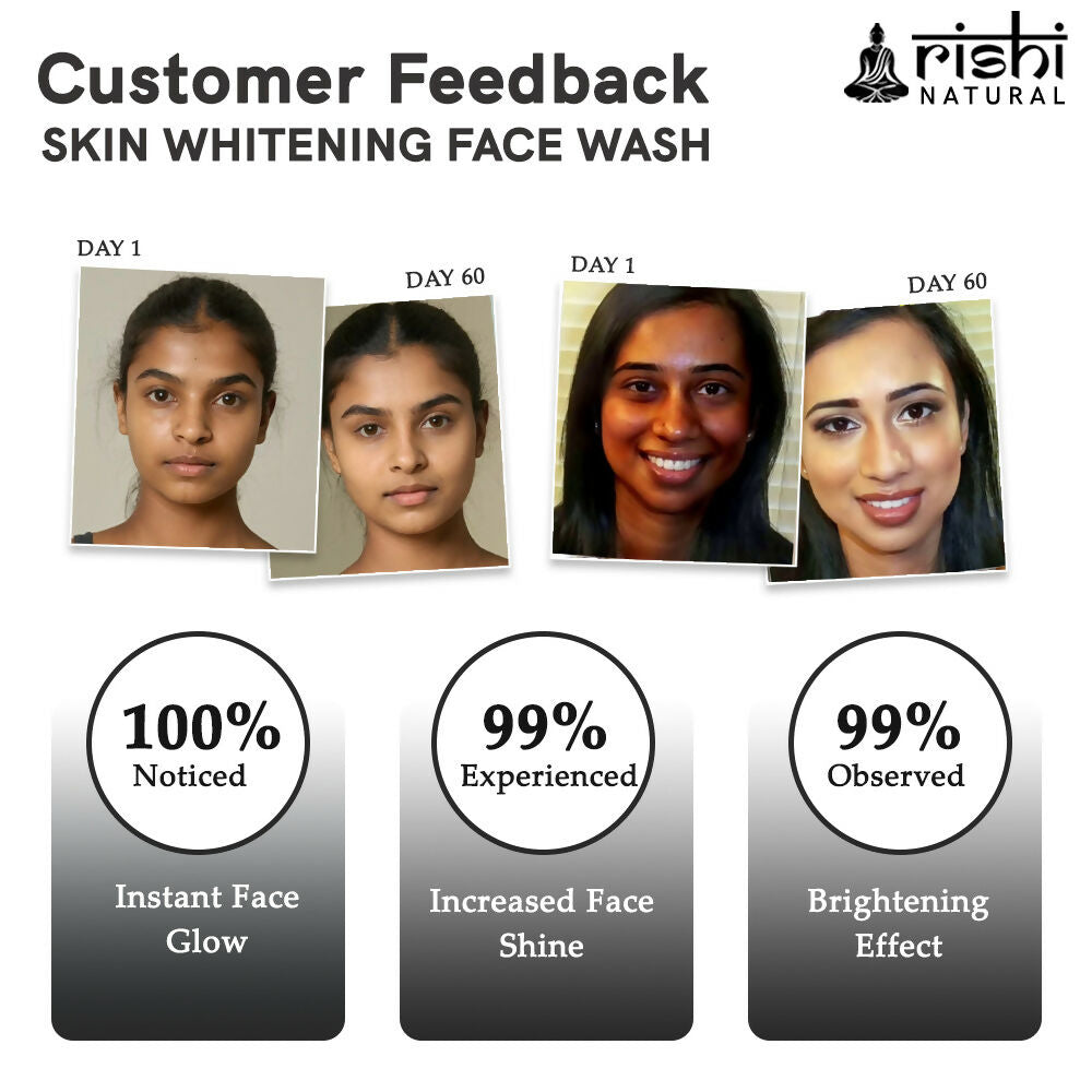 Rishi Natural Skin Whitening Face Wash