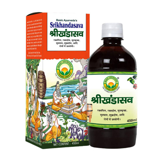 Buy Basic Ayurveda Srikhandasava from DrMediCart, Ship from India to USA
