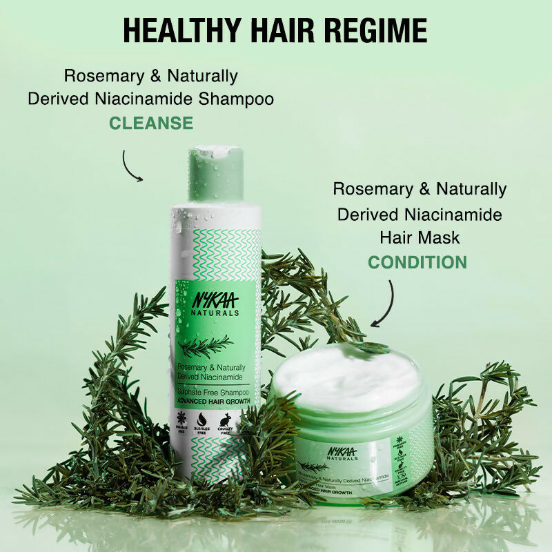 Nykaa Naturals Advanced Hair Growth Hair Mask With Rosemary & Naturally Derived Niacinamide