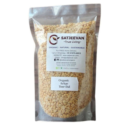 Buy Satjeevan Organic Arhar Toor Dal from DrMediCart, Ship from India to USA