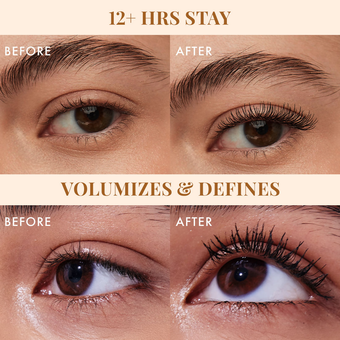 mCaffeine Shades Volume Define Tubing Mascara - Black