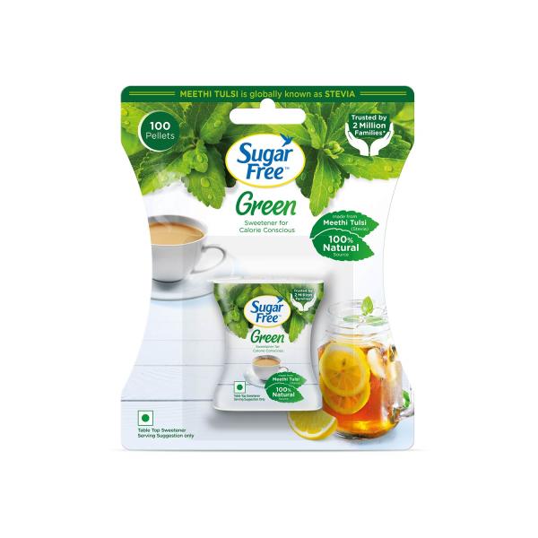 Sugar Free Green Stevia 100% Natural Sweetener and Sugar Substitute Pellets