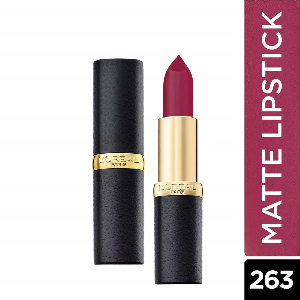 L'Oreal Paris Color Riche Moist Matte Lipstick - 263 Pure Garnet - DrMediCart