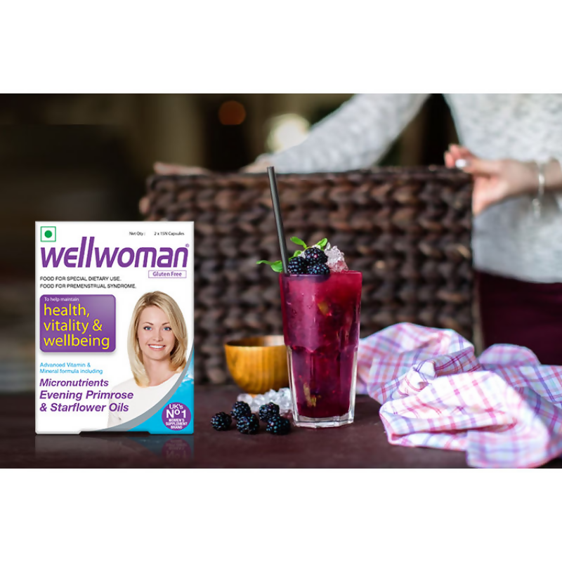 Wellwoman Supplements UK's No.1 Multivitamin Capsules For Women (Evening Primrose Oil & Starflower Oil)