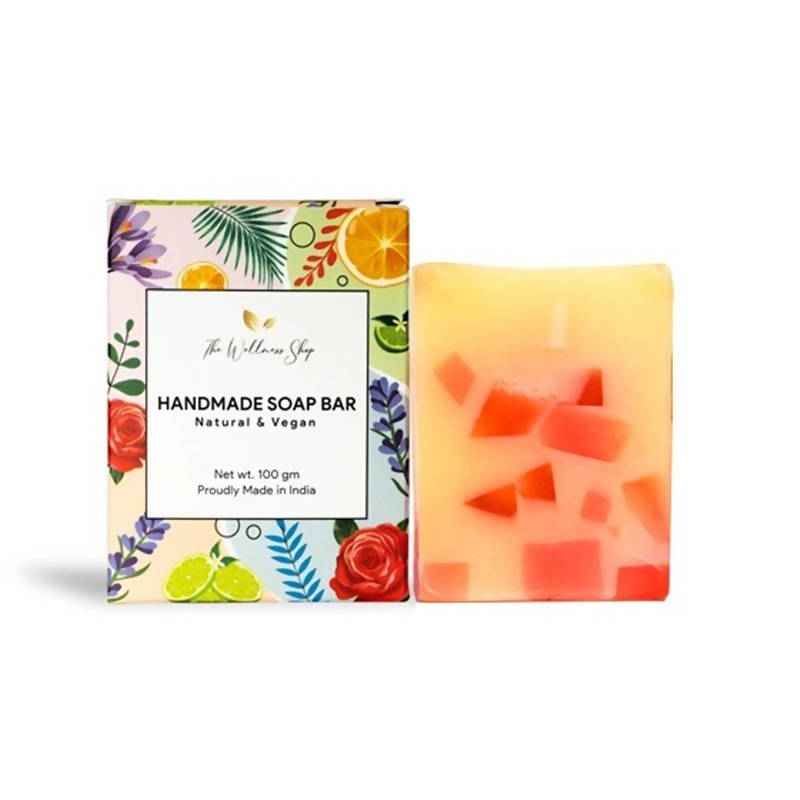 Buy The Wellness Shop Premium Rose & Goat Milk Handmade Soap from DrMediCart, Ship from India to USA