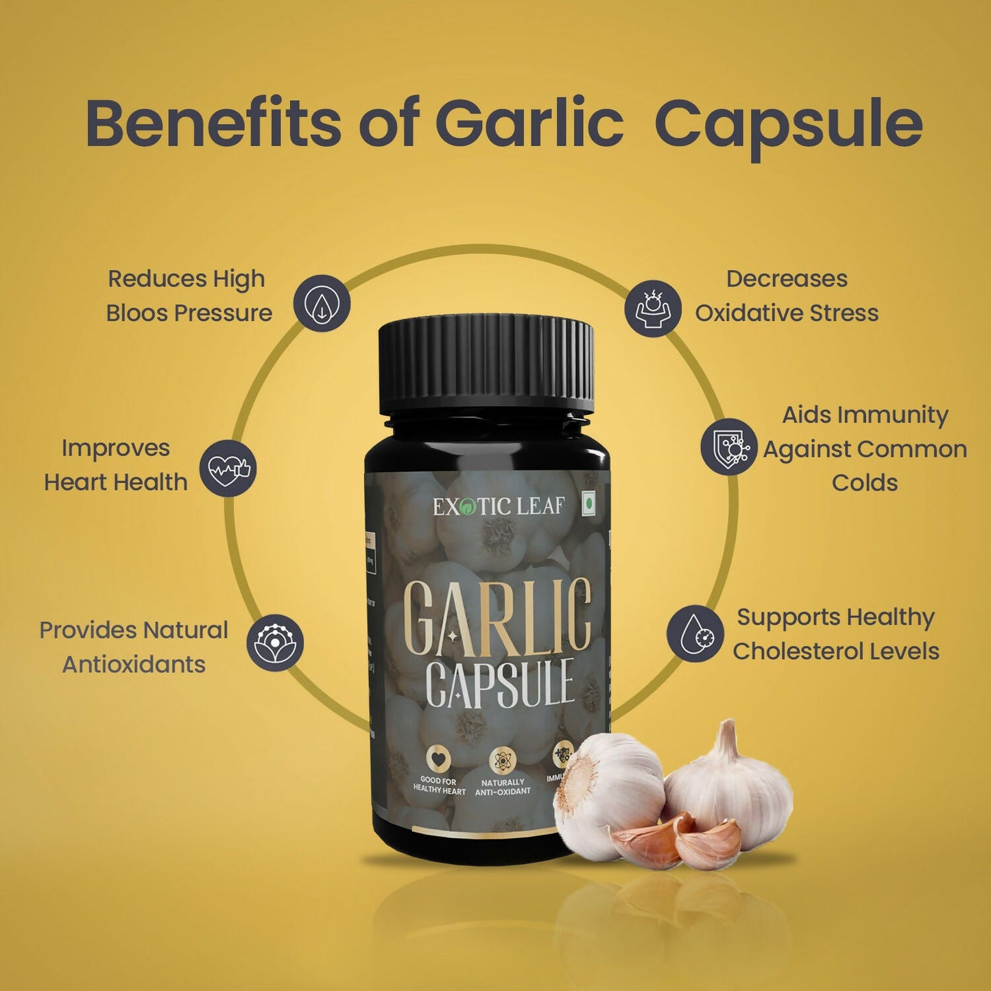 Exotic Leaf Garlic Capsules