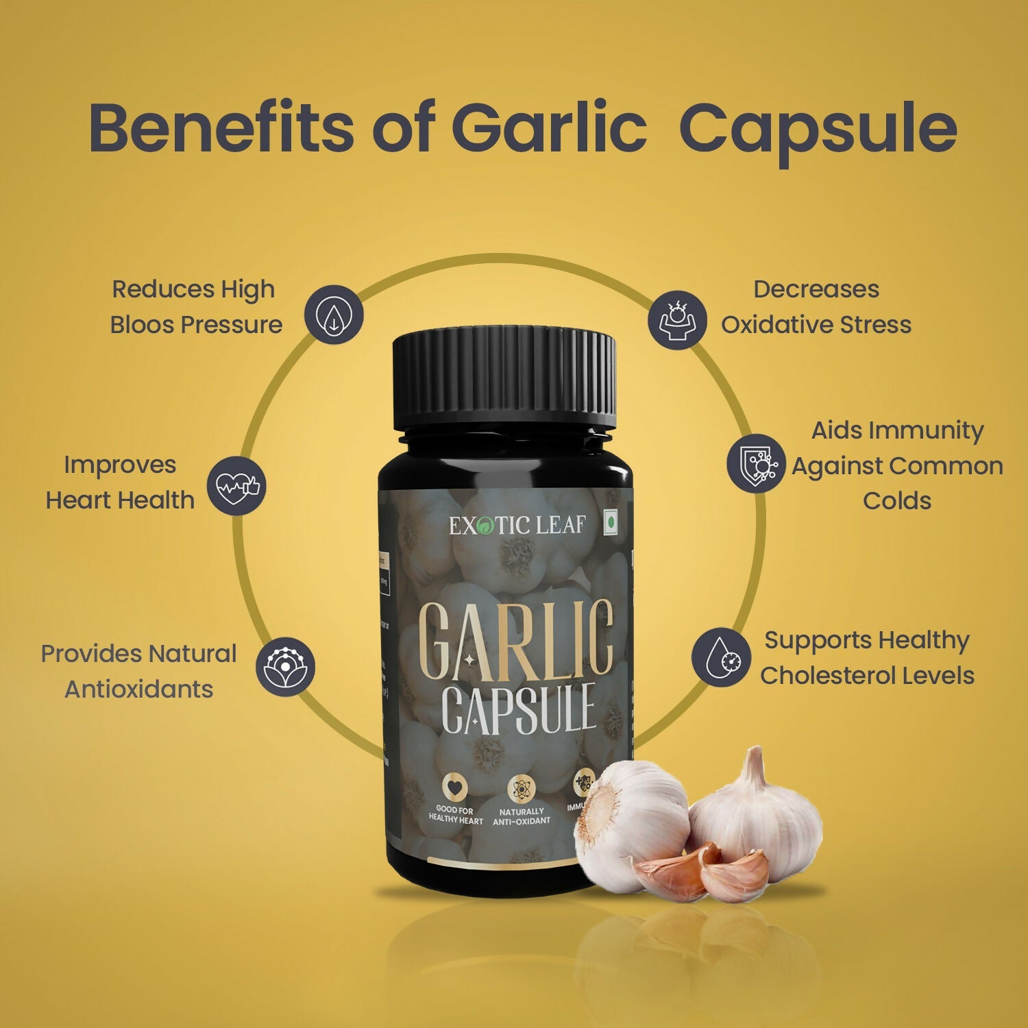 Exotic Leaf Garlic Capsules