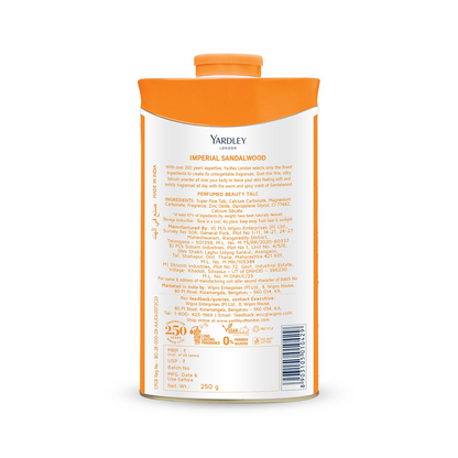 Yardley London Imperial Sandalwood Talc For Women