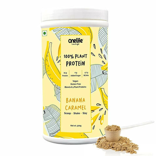 Buy Onelife Plant Protein Banana Caramel from DrMediCart, Ship from India to USA